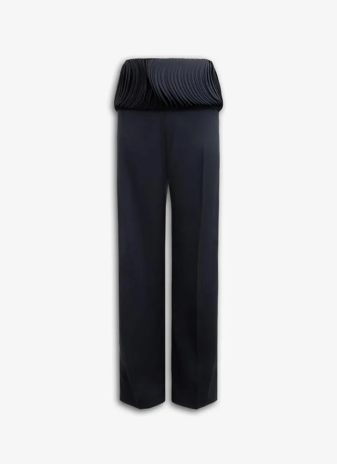 Alaa Pants and Shorts WOOL MILLEFEUILLE PANTS 8211 Women