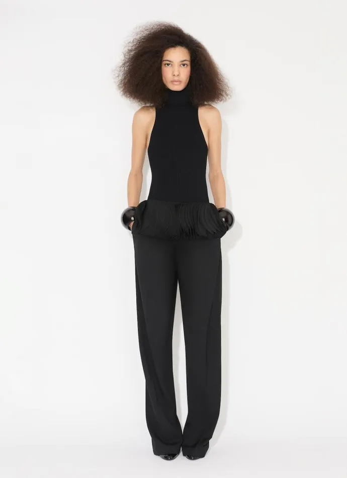 Alaa Pants and Shorts WOOL MILLEFEUILLE PANTS 8211 Women Alaa Pants and Shorts WOOL MILLEFEUILLE PANTS 8211 Women