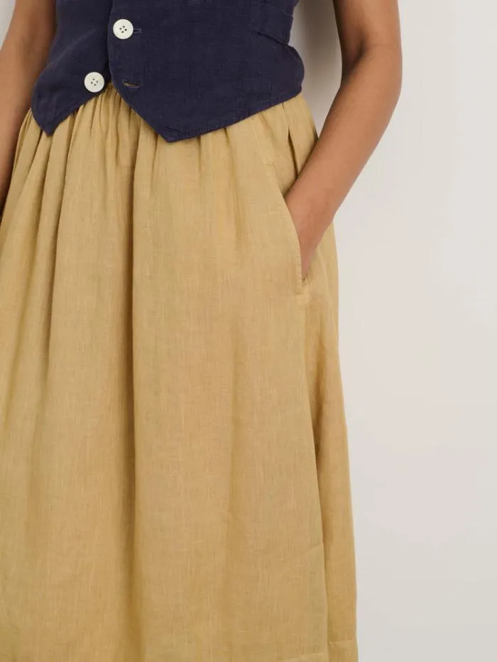 Alex Mill Dresses Skirts Standard Skirt In Linen Vintage Khaki 8211 Women