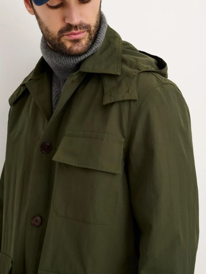 Alex Mill Jackets Coats Irving Trench Coat In Water Resistant Nylon 8211 Men
