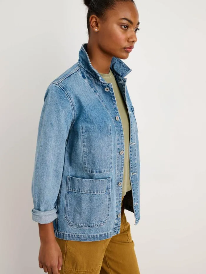 Alex Mill Jackets Outerwear Britt Work Jacket In Denim 8211 Women