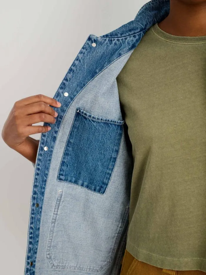 Alex Mill Jackets Outerwear Britt Work Jacket In Denim 8211 Women