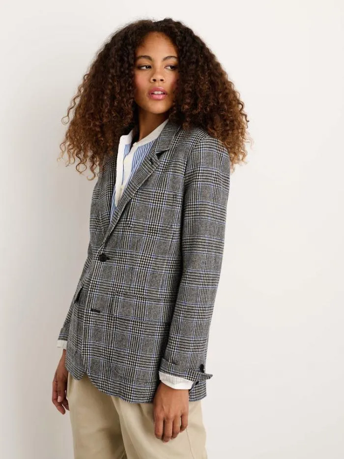 Alex Mill Jackets Outerwear Cecilie Blazer In Glen Plaid 8211 Women