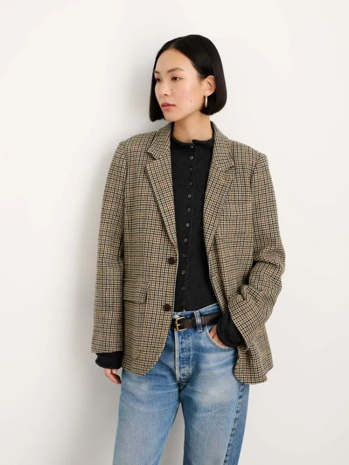 Alex Mill Jackets Outerwear Cecilie Blazer In Wool Tweed 8211 Women