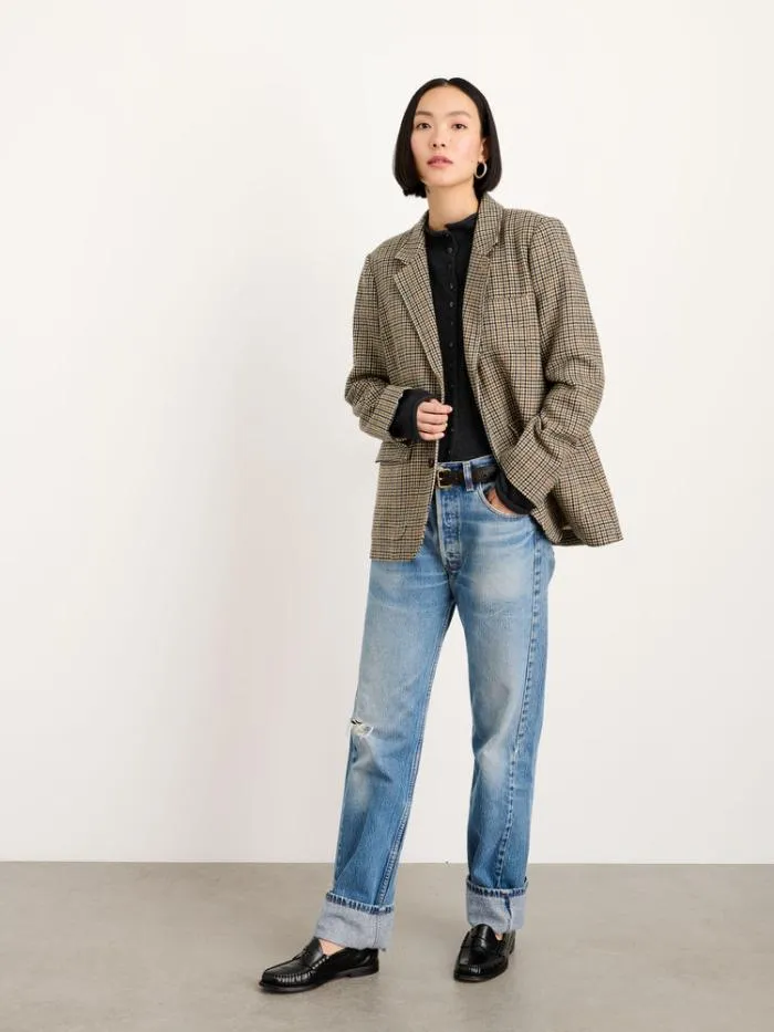 Alex Mill Jackets Outerwear Cecilie Blazer In Wool Tweed 8211 Women