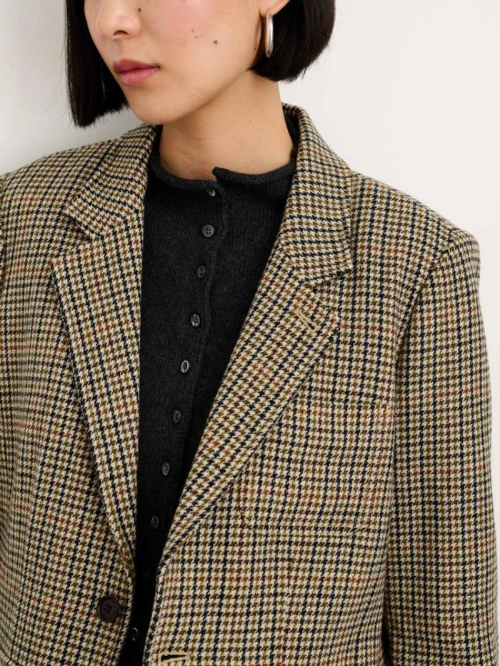 Alex Mill Jackets Outerwear Cecilie Blazer In Wool Tweed 8211 Women