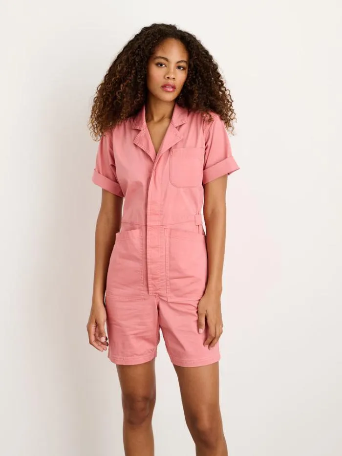 Alex Mill Jumpsuits Botanical Dyed Standard Short Jumpsuit In Cotton Twill 8211 Women