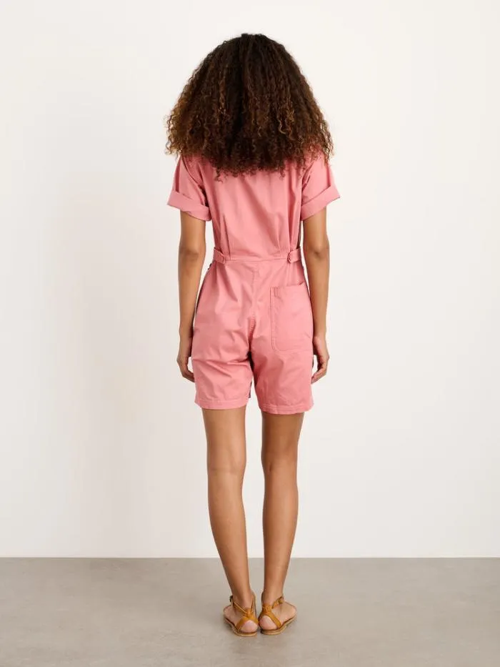 Alex Mill Jumpsuits Botanical Dyed Standard Short Jumpsuit In Cotton Twill 8211 Women