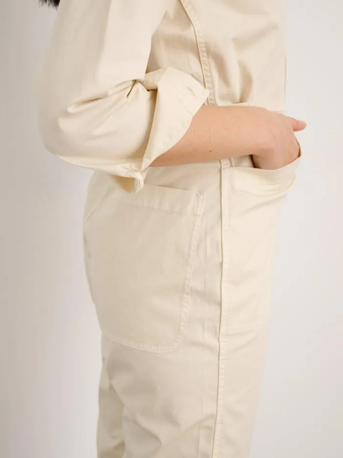 Alex Mill Jumpsuits Standard Jumpsuit In Cotton Twill Oatmilk 8211 Women