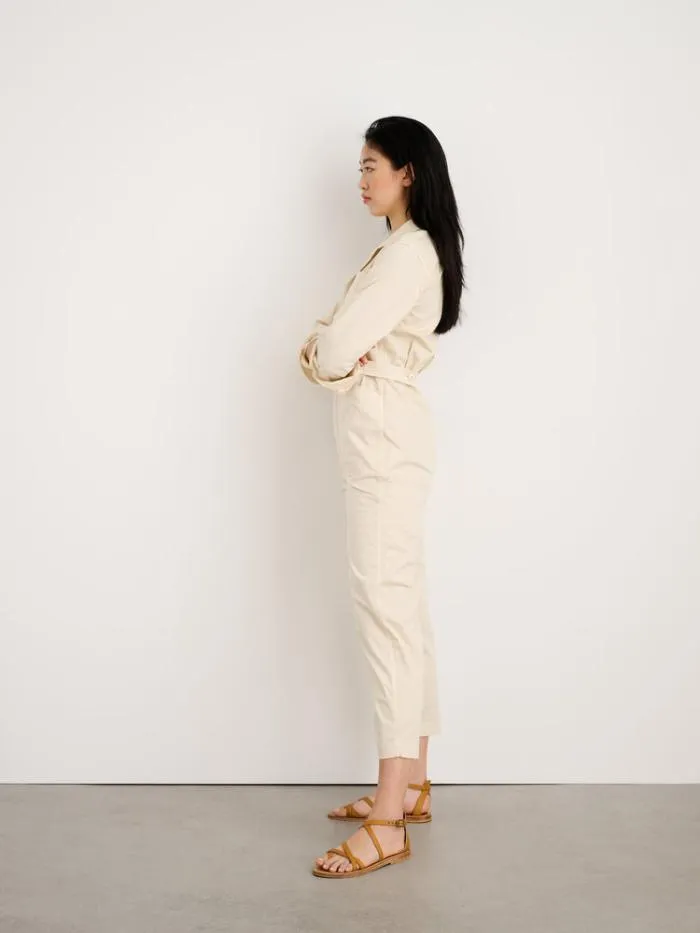 Alex Mill Jumpsuits Standard Jumpsuit In Cotton Twill Oatmilk 8211 Women