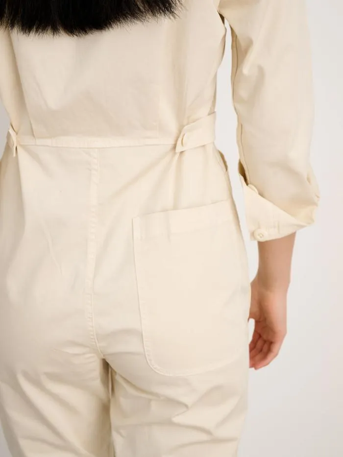 Alex Mill Jumpsuits Standard Jumpsuit In Cotton Twill Oatmilk 8211 Women