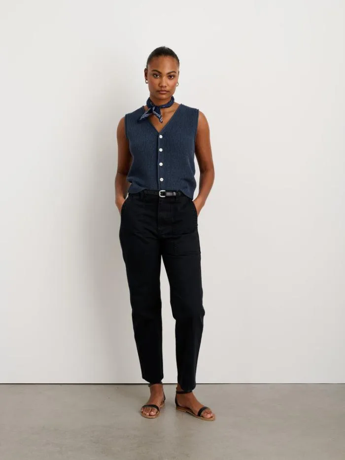 Alex Mill Pants Neil Pant In Herringbone Washed Black 8211 Women