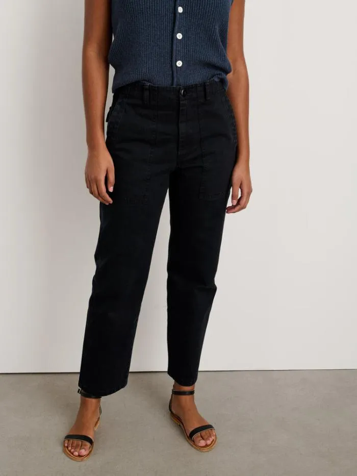 Alex Mill Pants Neil Pant In Herringbone Washed Black 8211 Women