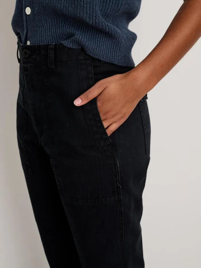 Alex Mill Pants Neil Pant In Herringbone Washed Black 8211 Women