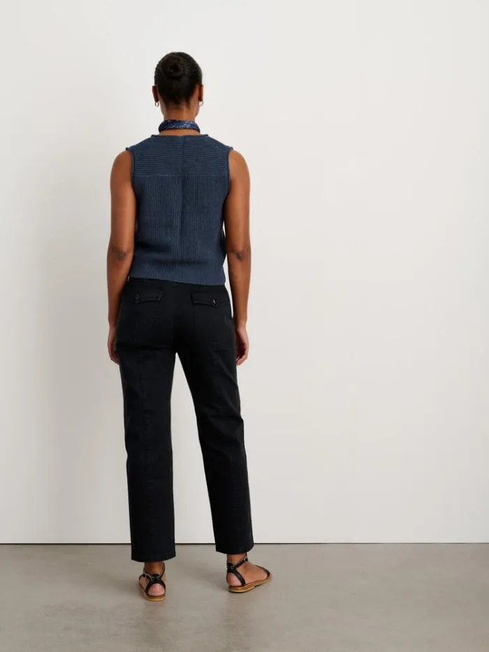 Alex Mill Pants Neil Pant In Herringbone Washed Black 8211 Women