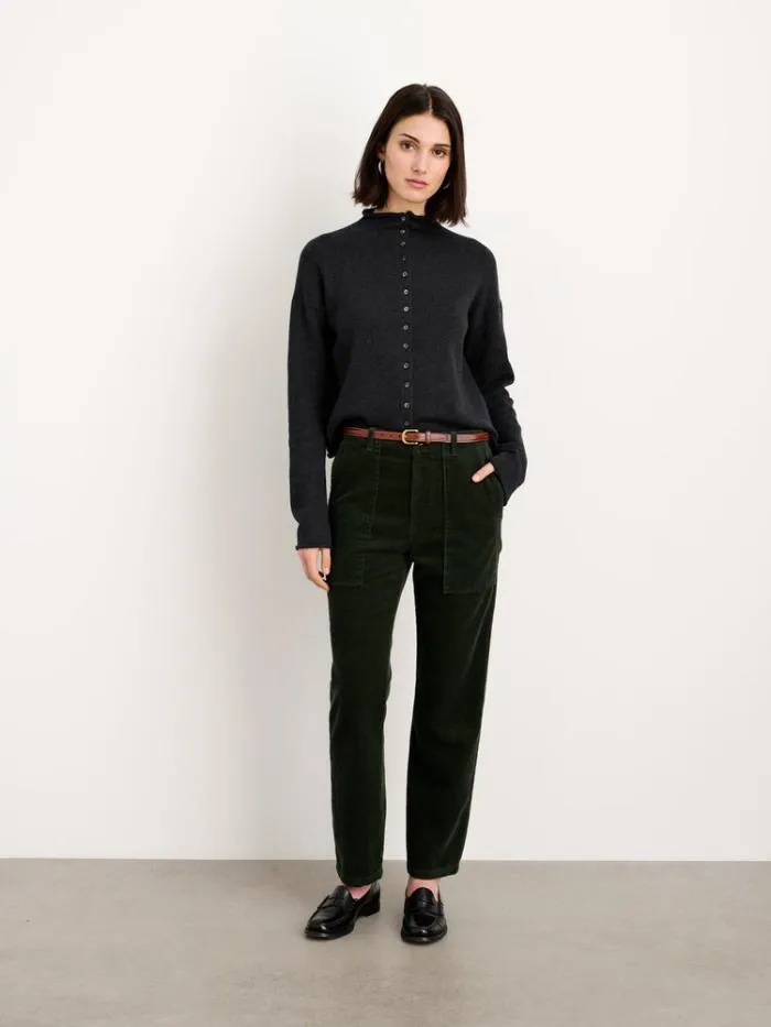 Alex Mill Pants Neil Straight Leg Pant In Corduroy Forest 8211 Women