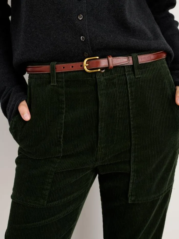 Alex Mill Pants Neil Straight Leg Pant In Corduroy Forest 8211 Women