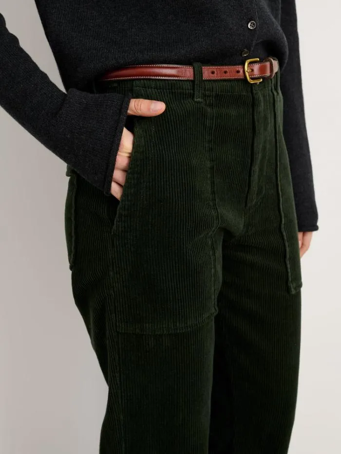 Alex Mill Pants Neil Straight Leg Pant In Corduroy Forest 8211 Women