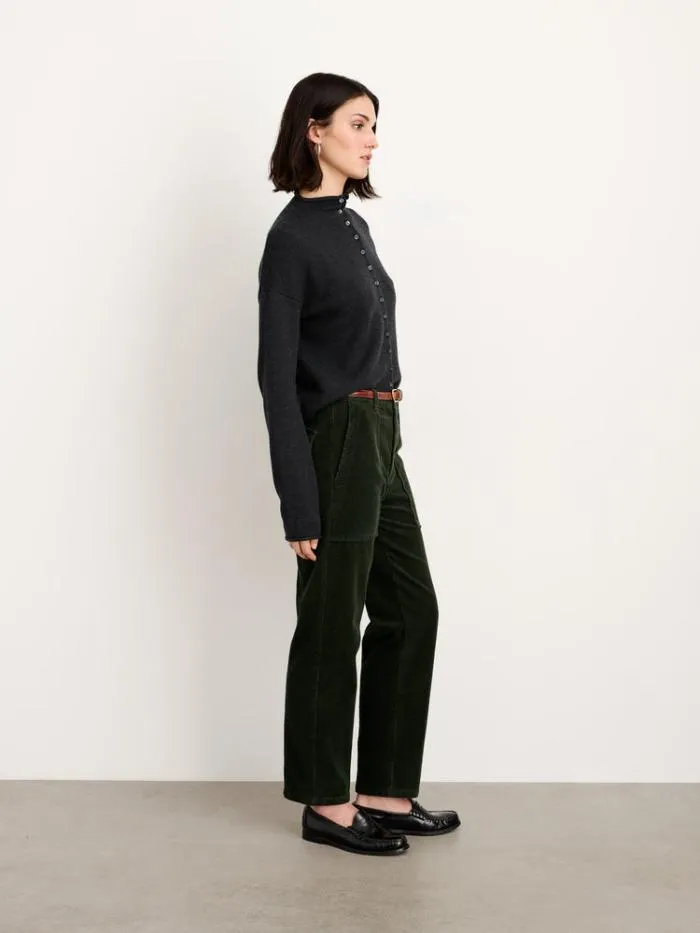 Alex Mill Pants Neil Straight Leg Pant In Corduroy Forest 8211 Women