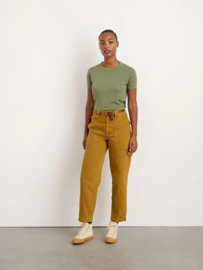 Alex Mill Pants Phoebe Pant In Recycled Denim Golden Khaki 8211 Women