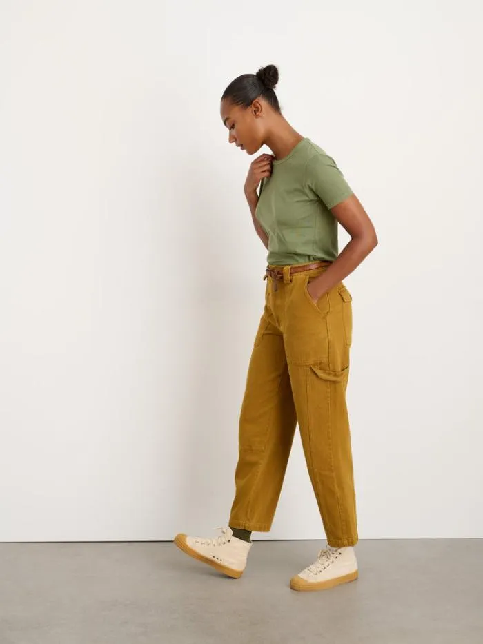 Alex Mill Pants Phoebe Pant In Recycled Denim Golden Khaki 8211 Women