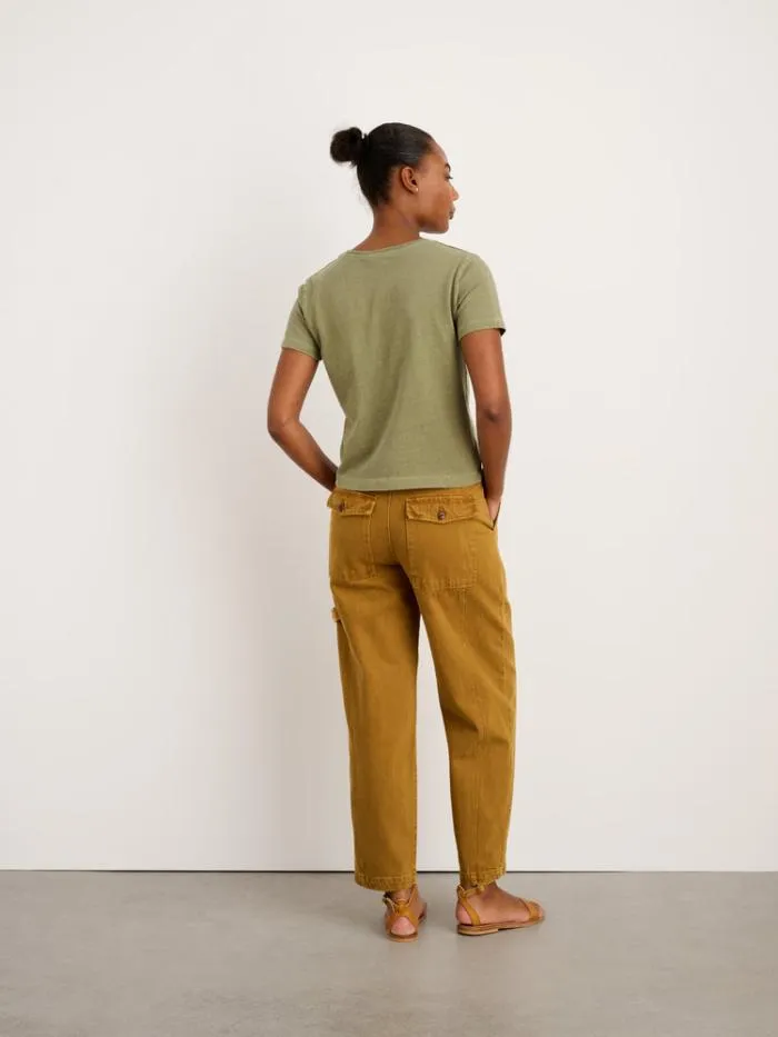 Alex Mill Pants Phoebe Pant In Recycled Denim Golden Khaki 8211 Women