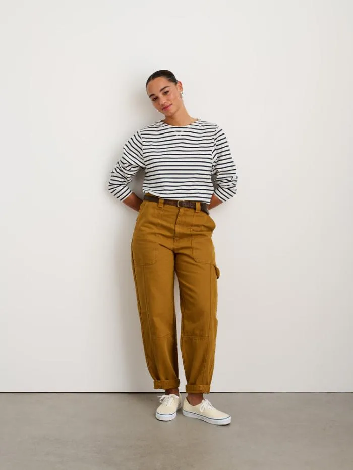 Alex Mill Pants Phoebe Pant In Recycled Denim Golden Khaki 8211 Women
