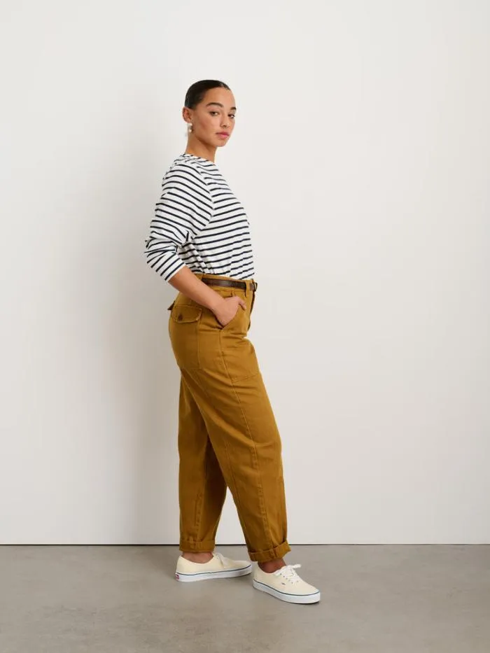 Alex Mill Pants Phoebe Pant In Recycled Denim Golden Khaki 8211 Women