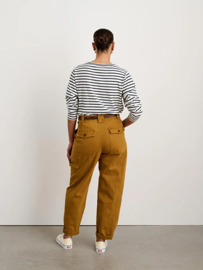 Alex Mill Pants Phoebe Pant In Recycled Denim Golden Khaki 8211 Women
