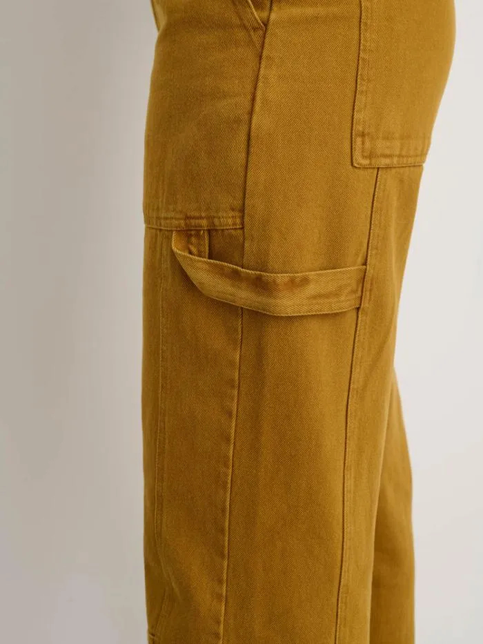 Alex Mill Pants Phoebe Pant In Recycled Denim Golden Khaki 8211 Women