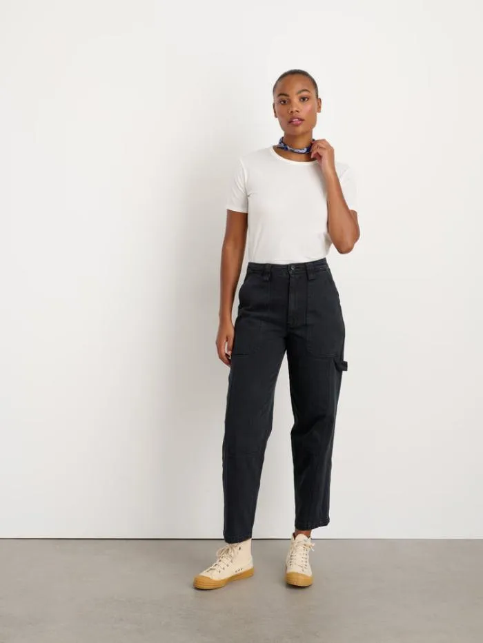 Alex Mill Pants Phoebe Pant In Recycled Denim Washed Black 8211 Women