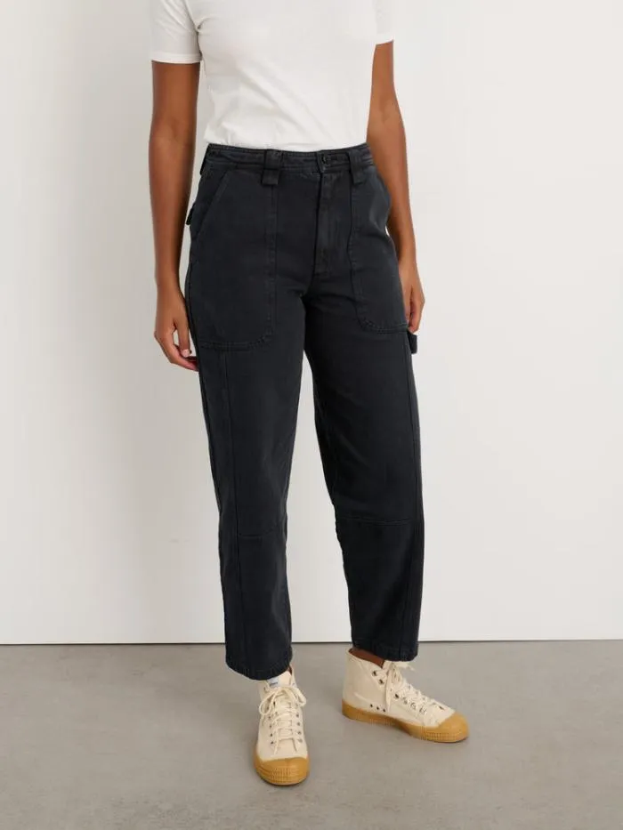 Alex Mill Pants Phoebe Pant In Recycled Denim Washed Black 8211 Women