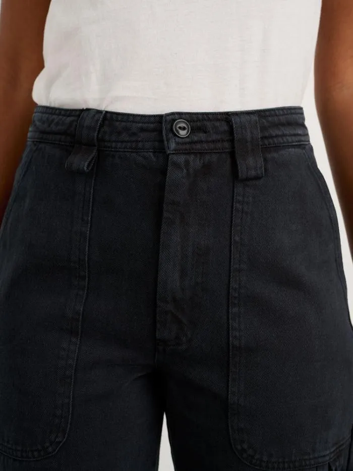 Alex Mill Pants Phoebe Pant In Recycled Denim Washed Black 8211 Women