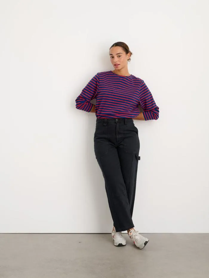 Alex Mill Pants Phoebe Pant In Recycled Denim Washed Black 8211 Women