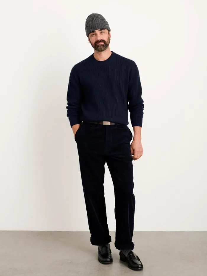 Alex Mill Pants Straight Leg Pant In Corduroy Dark Navy 8211 Men
