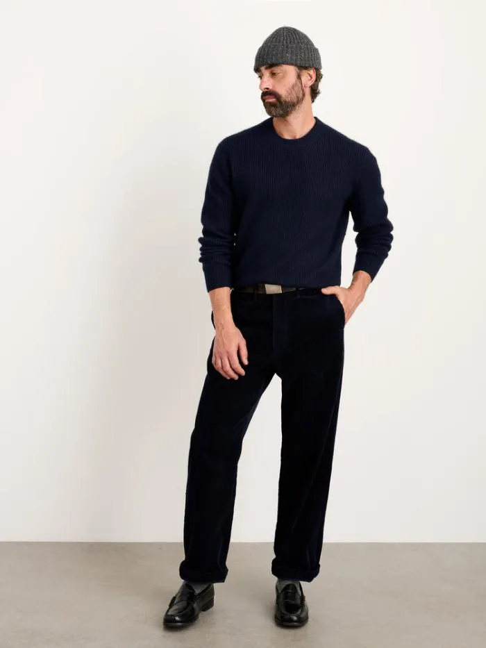 Alex Mill Pants Straight Leg Pant In Corduroy Dark Navy 8211 Men