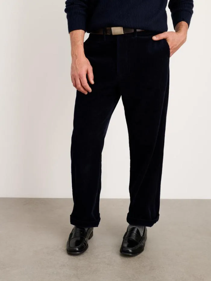 Alex Mill Pants Straight Leg Pant In Corduroy Dark Navy 8211 Men