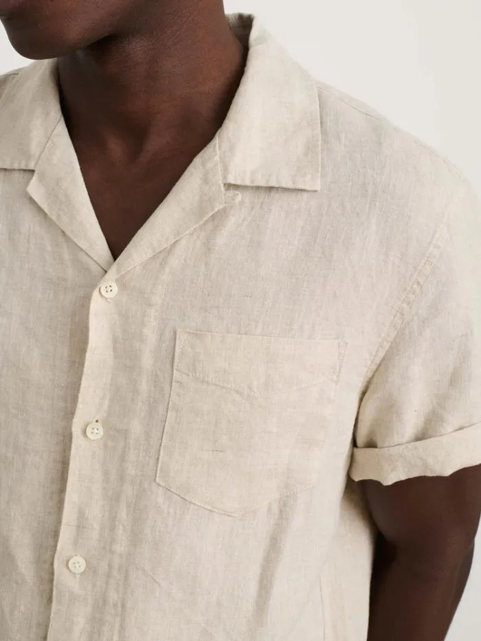 Alex Mill Shirts Camp Shirt In Flax Linen 8211 Men