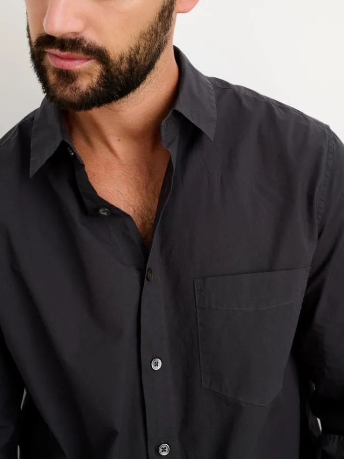Alex Mill Shirts Easy Shirt In Paper Poplin Washed Black 8211 Men