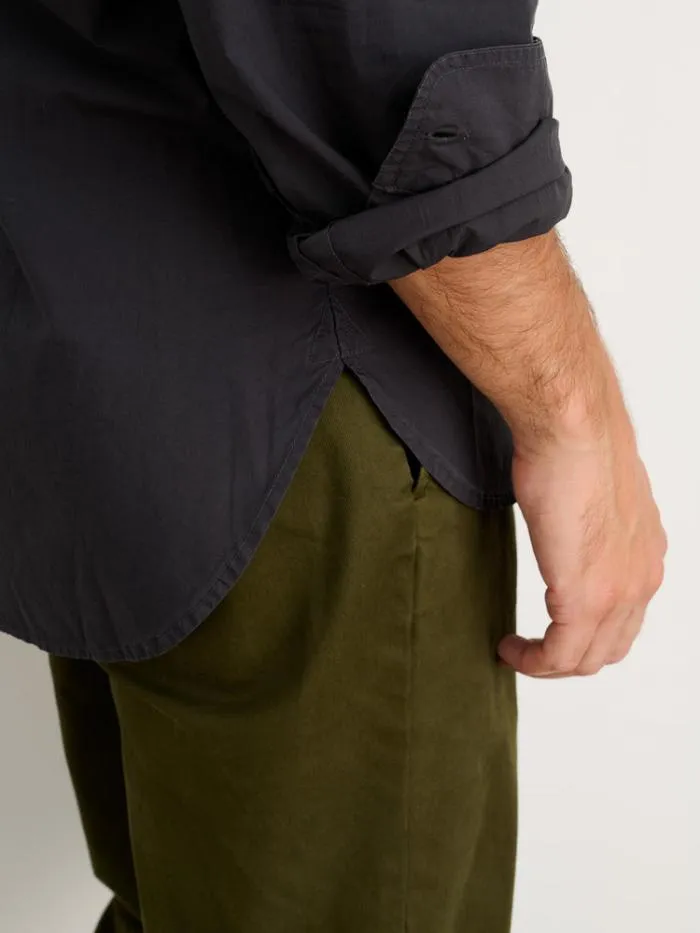 Alex Mill Shirts Easy Shirt In Paper Poplin Washed Black 8211 Men