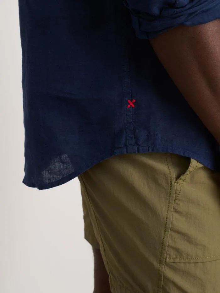 Alex Mill Shirts Mill Shirt In Linen Navy 8211 Men