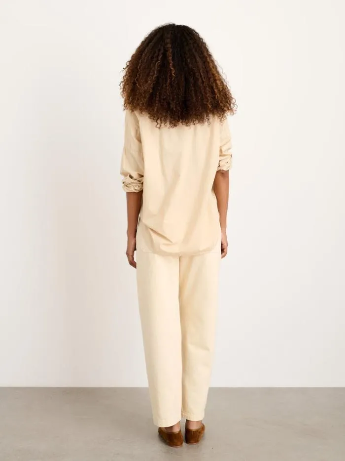 Alex Mill Shirts Tops Jo Shirt In Paper Poplin Almond Milk 8211 Women