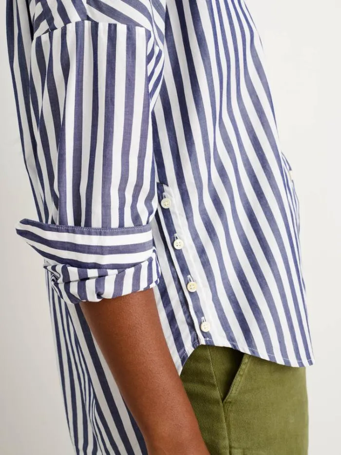 Alex Mill Shirts Tops Jo Striped Shirt In Cotton Navywhite 8211 Women