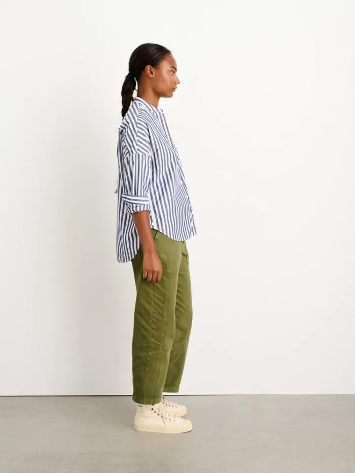 Alex Mill Shirts Tops Jo Striped Shirt In Cotton Navywhite 8211 Women