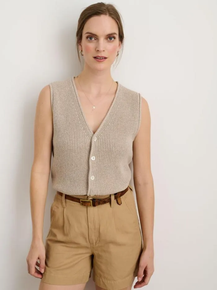 Alex Mill Sweaters Eldridge Sweater Vest Oatmeal 8211 Women