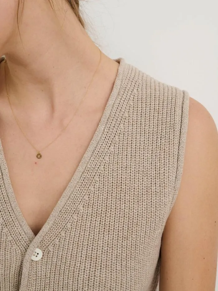 Alex Mill Sweaters Eldridge Sweater Vest Oatmeal 8211 Women