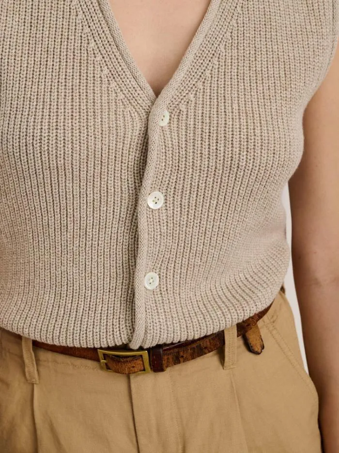 Alex Mill Sweaters Eldridge Sweater Vest Oatmeal 8211 Women