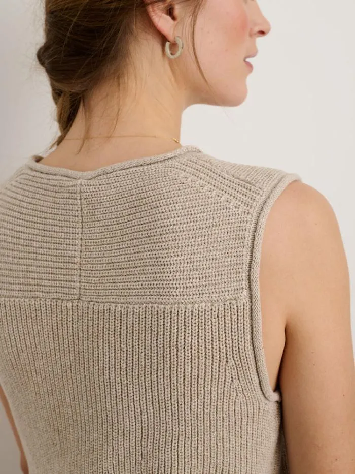 Alex Mill Sweaters Eldridge Sweater Vest Oatmeal 8211 Women