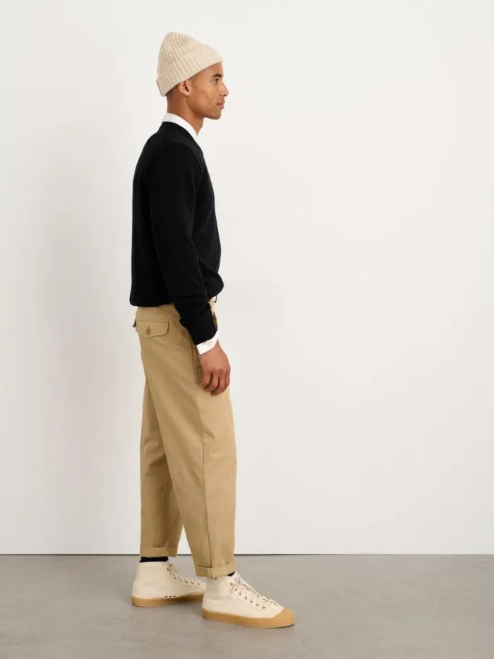 Alex Mill Sweaters Sweatshirts Reverse Seam Sweater In Superfine Merino Wool Black 8211 Men