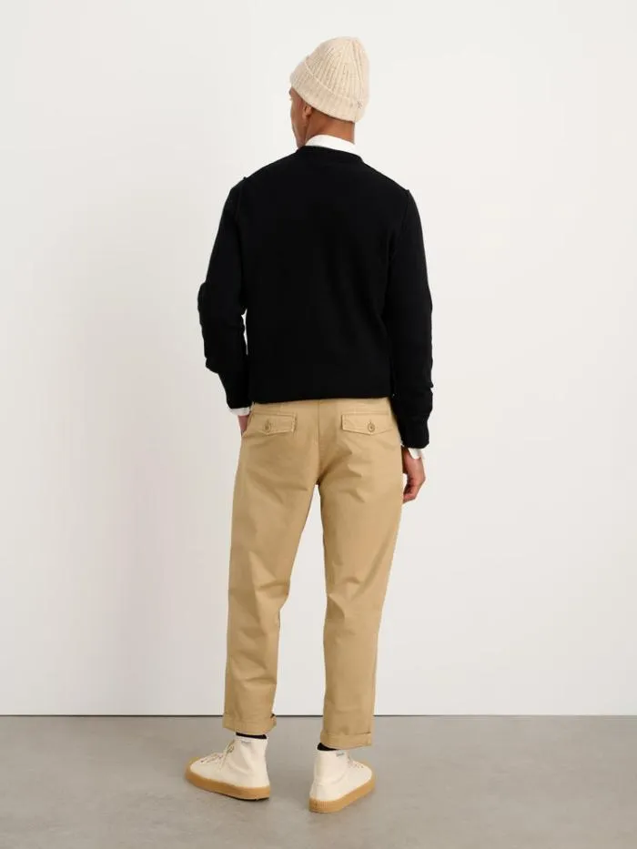 Alex Mill Sweaters Sweatshirts Reverse Seam Sweater In Superfine Merino Wool Black 8211 Men